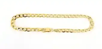 Walmart Real 10k Yellow Gold Hollow Cuban Men and Women Bracelet/Anklet 4.5 mm, 7 to 10 offer
