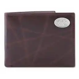 Walmart ZeppelinProducts SMS-IWT1-WRNK-BRW Southern Miss Passcase Wrinkle Leather Wallet offer