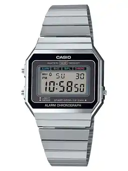 Walmart Casio Men's Slim-Digital Stainless Steel Watch offer