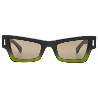 Walmart Ferragamo Brown Cat Eye Ladies Sunglasses SF2006S 316 53 offer