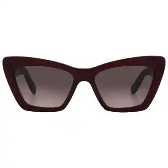 Walmart Salvatore Ferragamo SF929S Full Rim Cat-Eye Bordeaux Sunglasses offer