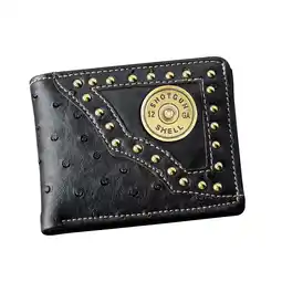 Walmart Collections Etc Shotgun Shell Wallet with 9 Card Slots offer