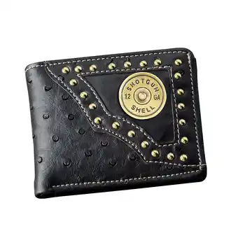 Walmart Collections Etc Shotgun Shell Wallet with 9 Card Slots offer