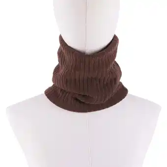 Walmart YOTMKGDO Neck Warmer, Winter Scarf Men Women Warm Knitted Ring Scarves Wool Thick, Coffee offer