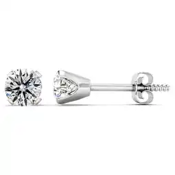 Walmart SuperJeweler Nearly 3/4 Carat Diamond Stud Earrings in 14 Karat White Gold for Women offer