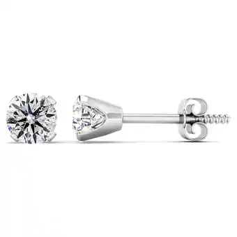 Walmart SuperJeweler Nearly 3/4 Carat Diamond Stud Earrings in 14 Karat White Gold for Women offer