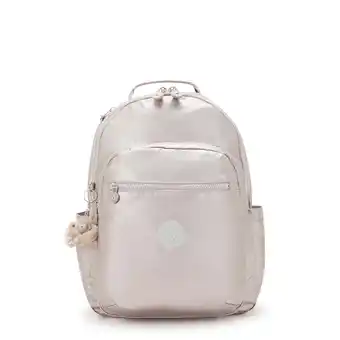 Walmart Kipling Women's Seoul Large Metallic 15 School Laptop Backpack offer