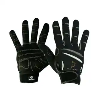 Walmart Mens Beast Mode Fitness Full Finger - Black, Small offer