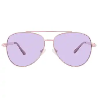 Walmart Guess Pink Metal Sunglasses offer