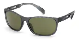 Walmart Adidas Golf SP0014 Men's Sport Sunglasses Gray Frame/Green Lens offer
