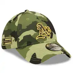 Walmart Men's New Era Camo Oakland Athletics 2022 Armed Forces Day 39THIRTY Flex Hat offer