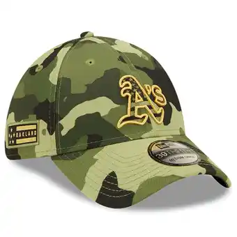 Walmart Men's New Era Camo Oakland Athletics 2022 Armed Forces Day 39THIRTY Flex Hat offer