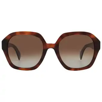 Walmart Rag & Bone Brown Gradient Square Ladies Sunglasses RNB1063/S 0086/LA 53 offer