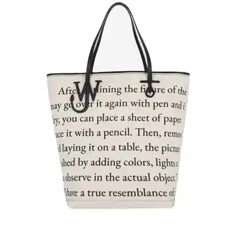 Walmart J. W. Anderson Men's Cotton Blend Anchor Shopping Bag Neutrals offer