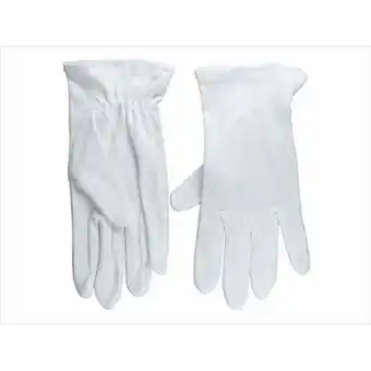 Walmart 54350 Gloves Usher Solid White Cotton Xxl offer
