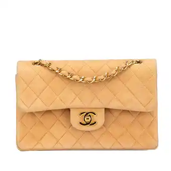 Walmart Pre-Owned Authenticated Chanel Shoulder Bag Lambskin Leather Light Brown Women (Fair) offer
