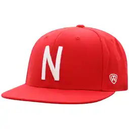 Walmart Men's Top of the World Scarlet Nebraska Huskers Team Color Fitted Hat offer