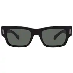 Walmart Ferragamo Green Rectangular Men's Sunglasses SF2011S 001 53 offer