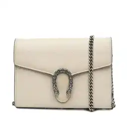 Walmart Pre-Owned Authenticated Gucci Crossbody Bag Calf Beige Women (Good) offer