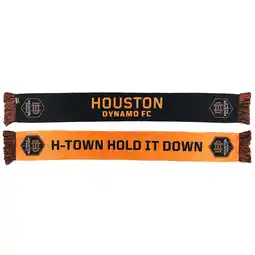 Walmart Orange/Black Houston Dynamo Two-Tone Summer Scarf offer