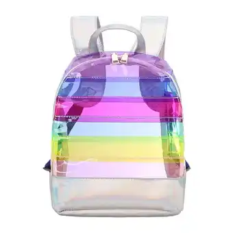 Walmart Transparent School Backpack Clear Heavy Duty Shoulder Bag Outdoor Daypack Rucksack offer