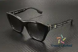 Walmart BURBERRY BE4391 30018G Arden Black Grey Gradient 54 mm Women's Sunglasses offer