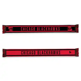 Walmart Men's Fanatics Black/Red Chicago Blackhawks Combo Scarf offer