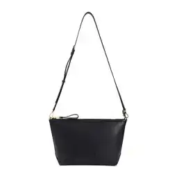 Walmart Tom Ford Men's Structured Calf Leather Clutch With Detachable Strap Black offer