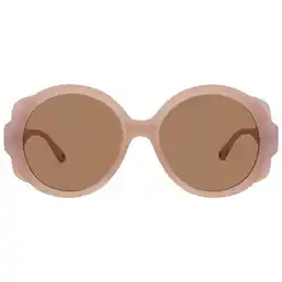 Walmart Chloe Sunglasses CH0120S 003 Matte Nude Brown offer