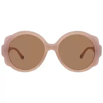Walmart Chloe Sunglasses CH0120S 003 Matte Nude Brown offer
