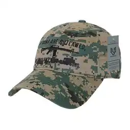 Walmart RapDom Outlaw Graphic Relaxed Mens Cap [MCU Digital - Adjustable] offer