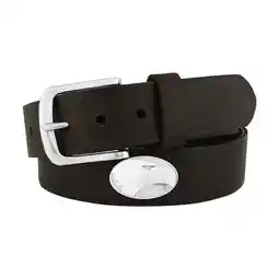 Walmart ZeppelinProducts GAS-BOLP-BRW-38 Georgia Southern Concho Brown Leather Belt- 38 Waist offer
