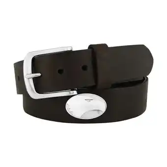 Walmart ZeppelinProducts GAS-BOLP-BRW-38 Georgia Southern Concho Brown Leather Belt- 38 Waist offer