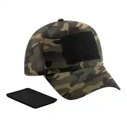 Walmart Beechfield Adult Camo Removable Patch Baseball Cap offer