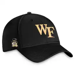Walmart Men's Top of the World Black Wake Forest Demon Deacons Reflex Flex Hat offer