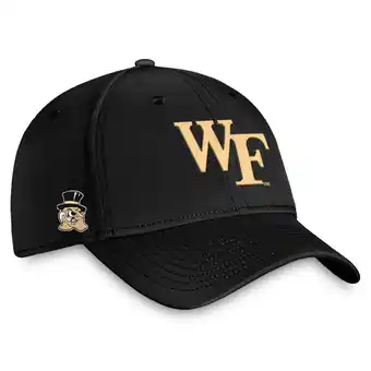 Walmart Men's Top of the World Black Wake Forest Demon Deacons Reflex Flex Hat offer