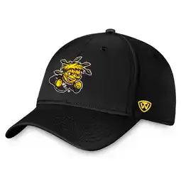 Walmart Men's Top of the World Black Wichita State Shockers Reflex 2.0 Logo Flex Hat offer