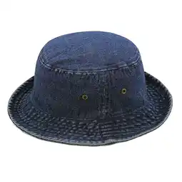 Walmart Ogiraw Hats for Women Cowboy Hats Washed Cotton Denim Bucket Hat Fisherman's Hat 1Pcs Dark Blue offer