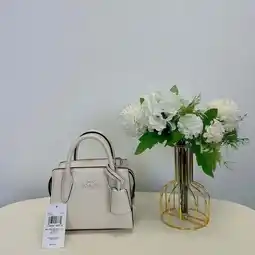Walmart Coach CO974 Andrea Mini Carryall IN Chalk offer