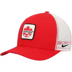 Walmart Men's Nike Red Canada Soccer Classic99 Trucker Snapback Hat offer