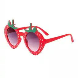 Walmart guohui 3xGirls Sunglasses Cosplay UV400 Kids Party Sunglasses for Summer Holiday Pool Red offer