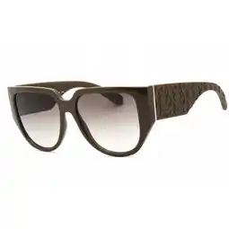 Walmart Ferragamo Women's SF1088SE 57mm Sunglasses, Green offer