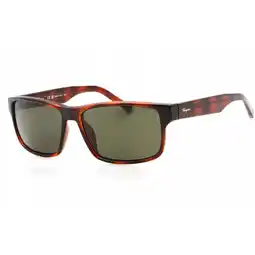 Walmart Salvatore Ferragamo Brown Rectangular 58 mm Men's Sunglasses SF960S 214 58 offer