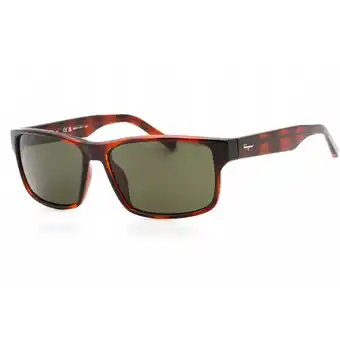 Walmart Salvatore Ferragamo Brown Rectangular 58 mm Men's Sunglasses SF960S 214 58 offer
