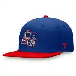 Walmart Men's Fanatics Blue/Red CO Rockies Heritage Patches Fitted Hat offer