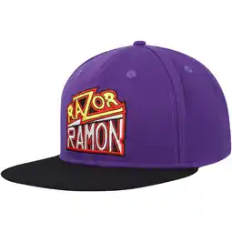 Walmart Men's Chalk Line Purple/Black Razor Ramon Retro Entrance Snapback Hat offer