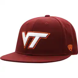 Walmart Men's Top of the World Maroon Virginia Tech Hokies Team Color Fitted Hat offer