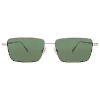 Walmart Salvatore Ferragamo Green Rectangular Men's Sunglasses SF309S 746 57 offer
