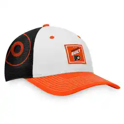 Walmart Men's Fanatics Orange/White Philadelphia Flyers Block Party Snapback Hat offer