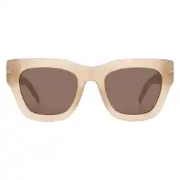 Walmart BOSS 1520/S 10A-70 Women's Sunglasses - Beige Frame, Brown Lenses offer